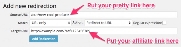 302 omleiding via de Redirection plugin voor WordPress