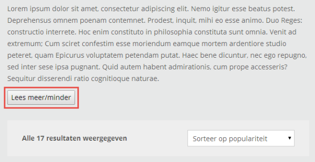 Lees meer link niet erg voor SEO