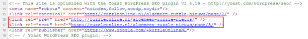 rel="next" en rel="prev" door WordPress SEO